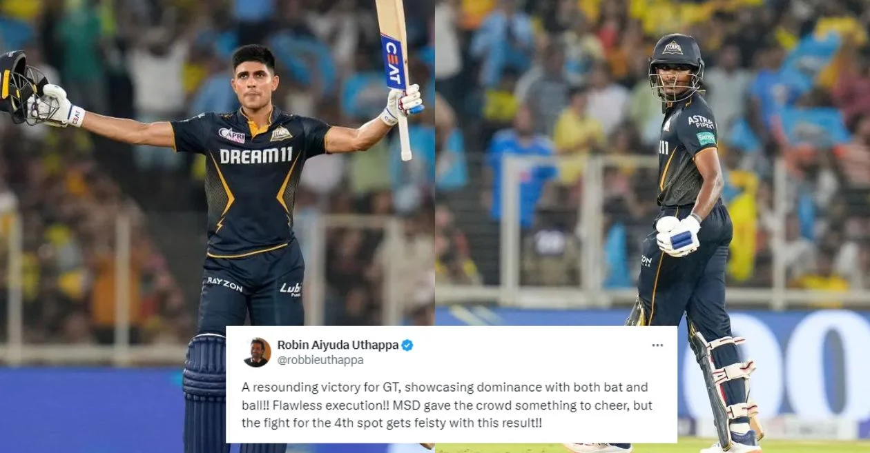 Shubman Gill, Sai Sudharsan drive GT to dominant win over CSK in IPL 2024