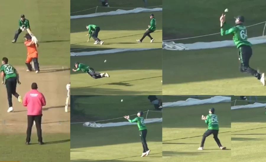 IRE vs NED: Harry Tector, Gareth Delany & George Dockrell team up to execute a vital boundary save