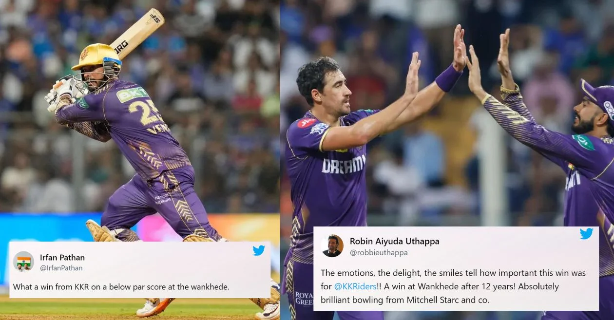 IPL 2024:Venkatesh Iyer, Mitchell Starc lead KKR to a dazzling win over MI in Wankhede