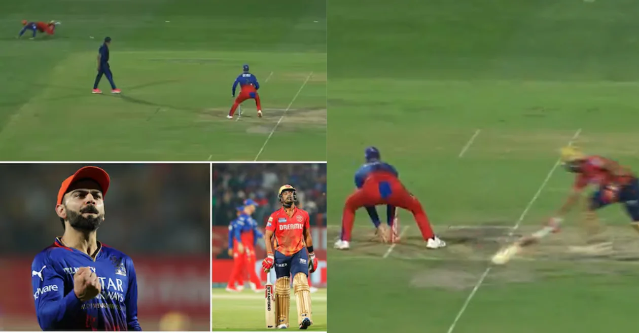 IPL 2024 : Virat Kohli exhibits lightning-fast reflexes to dismiss Shashank Singh with a brilliant run-out