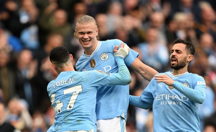 Man City, Haaland showing no stress in pursuit of Premier League title