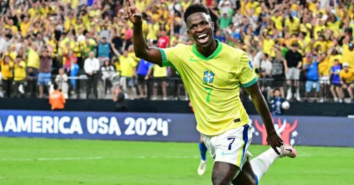 Vinicius Jr scored twice as Brazil kick-started their Copa America campaign with a 4-1 win against Paraguay