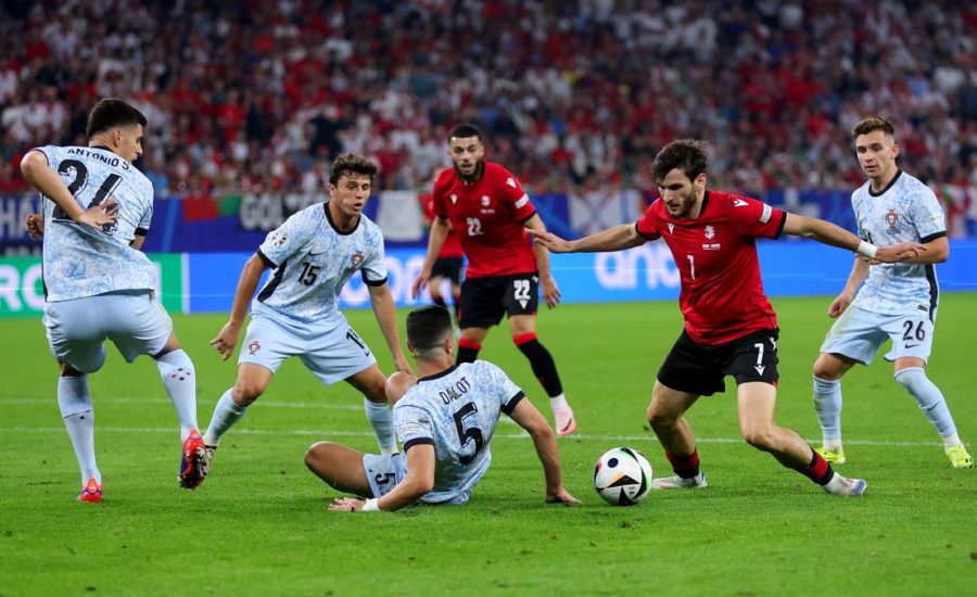 Euro 2024: Newcomers Georgia shock Portugal in 2-0 win to advance to knockouts