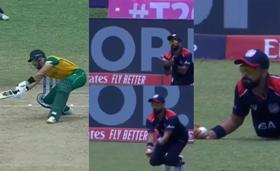 Ali Khan takes a screamer to dismiss Aiden Markram in USA vs SA game at T20 World Cup 2024