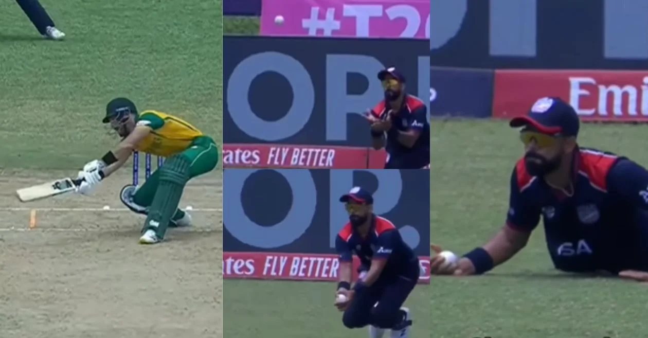 Ali Khan takes a screamer to dismiss Aiden Markram in USA vs SA game at T20 World Cup 2024