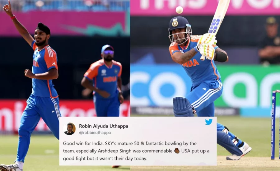 Arshdeep Singh, Suryakumar Yadav shine as India crush USA to secure Super 8 berth in T20 World Cup 2024