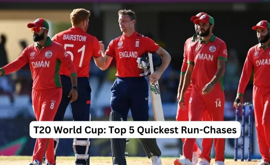 Top 5 quickest run-chases in T20 World Cup history ft. England