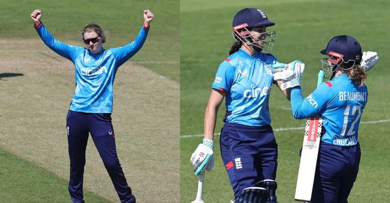 Charlotte Dean, Tammy Beaumont & Maia Bouchier shine in England’s emphatic win over New Zealand in 1st Women’s ODI