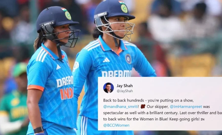 Netizens react as Smriti Mandhana, Harmanpreet Kaur tons lead India to series-clinching win over South Africa in 2nd Women’s ODI