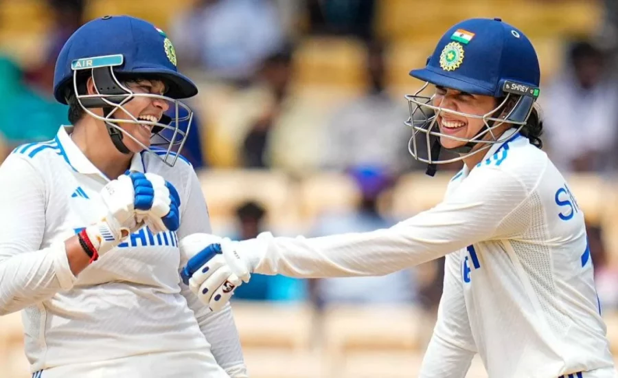 India overtakes Australia to set new world record for the highest team total in Women’s Test history