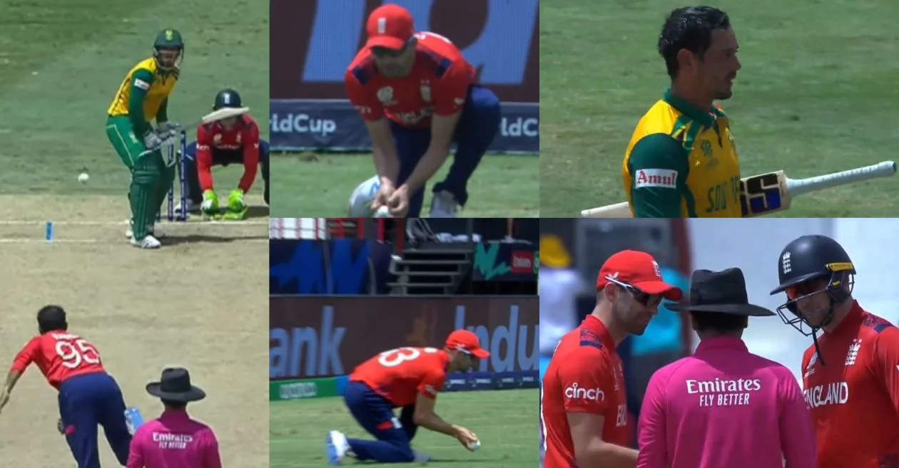 Mark Wood, Jos Buttler confront umpire passionately after DRS decision saves Quinton de Kock in ENG vs SA game | T20 World Cup 2024