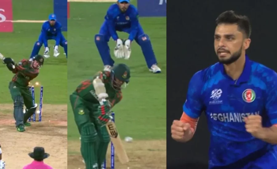 Naveen-ul-Haq picks back to back wickets to seal Afghanistan’s historic win in the T20 World Cup 2024