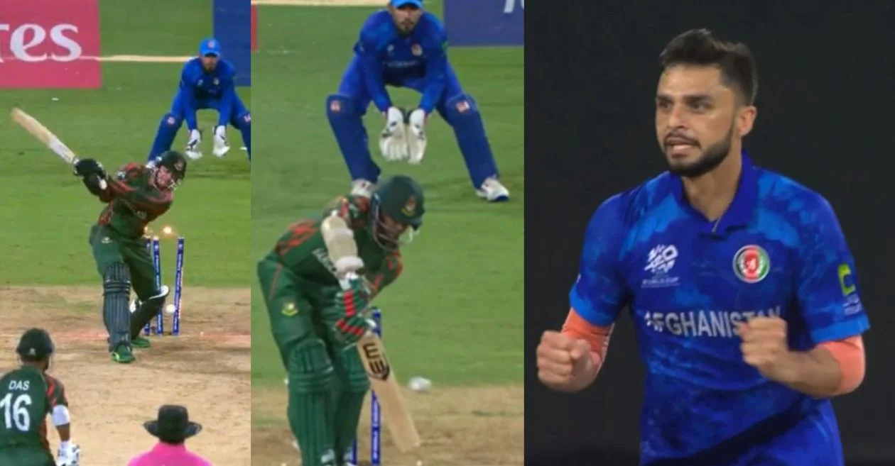 Naveen-ul-Haq picks back to back wickets to seal Afghanistan’s historic win in the T20 World Cup 2024