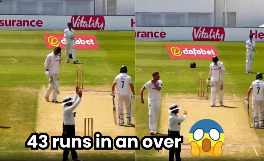 England pacer Ollie Robinson concedes 43 runs in one over