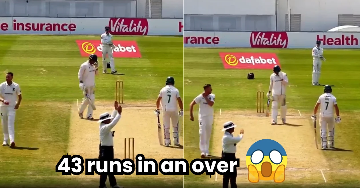 England pacer Ollie Robinson concedes 43 runs in one over