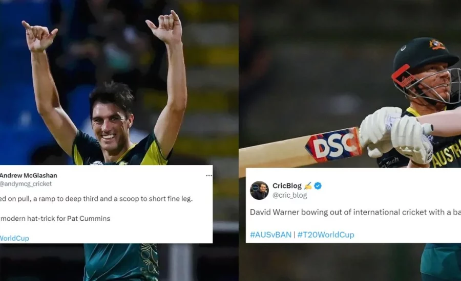 T20 World Cup 2024: Netizens react as Pat Cummins, David Warner lead Australia to a clinical win over Bangladesh in rain-affected Super 8 game