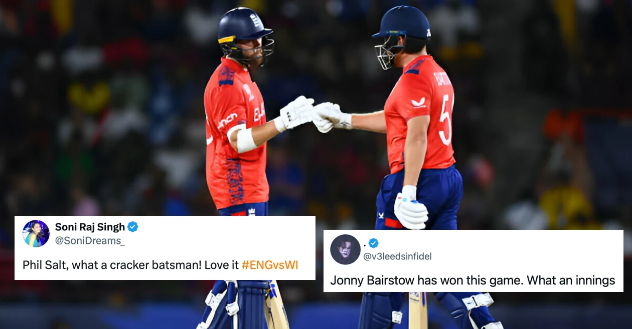 T20 WC 2024: Fans react as Phil Salt, Jonny Bairstow blitz steer England to comprehensive win over West Indies