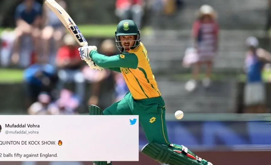 Fans erupt as Quinton de Kock slams joint fastest fifty of T20 World Cup 2024 in ENG vs SA game