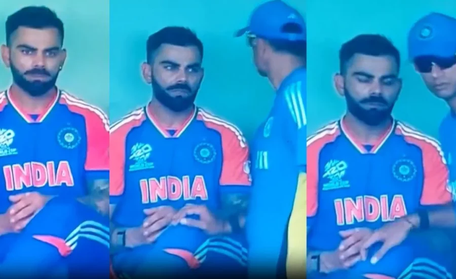 Rahul Dravid consoles heartbroken Virat Kohli after single-digit score in IND vs ENG semifinal at T20 WC 2024