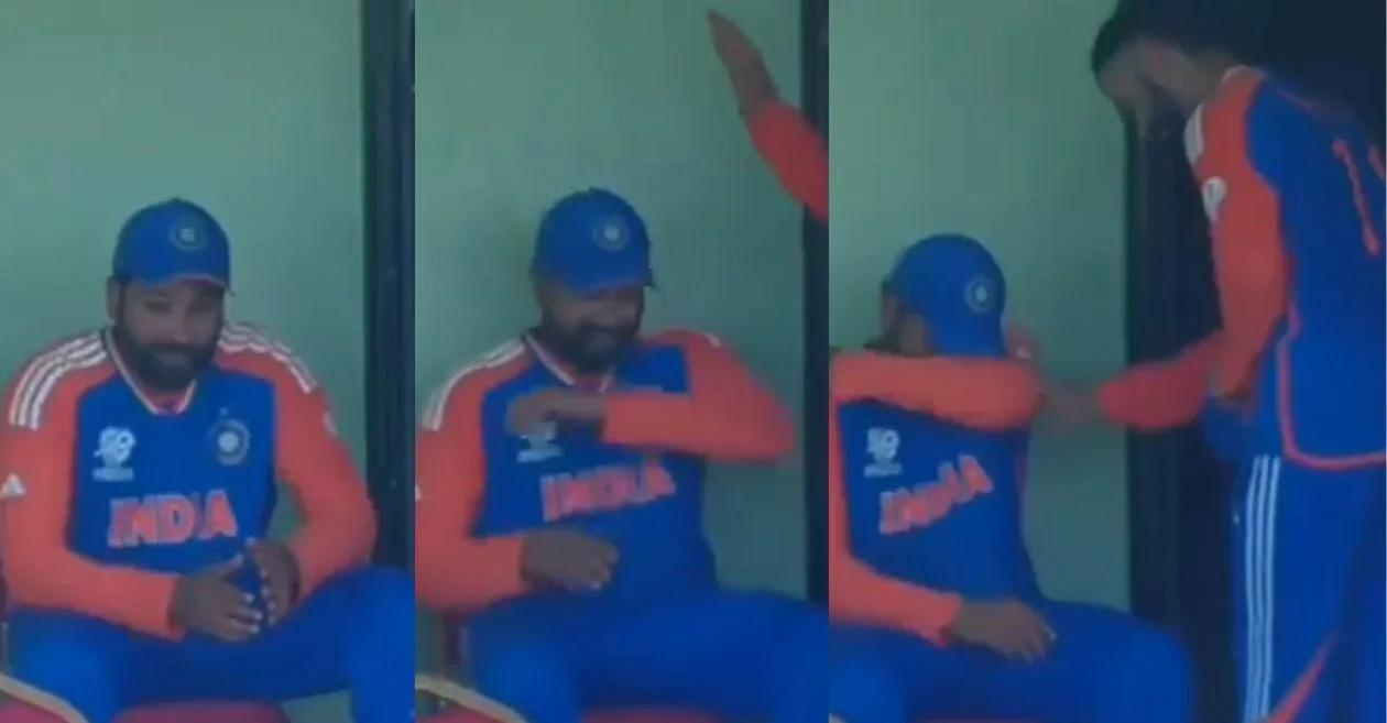 Rohit Sharma breaks down in tears after India qualify for the T20 World Cup 2024 final