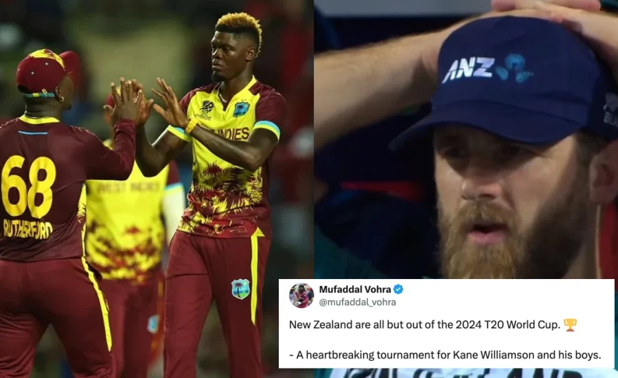 Netizens react as Sherfane Rutherford-inspired West Indies qualifies for Super 8 with victory over New Zealand