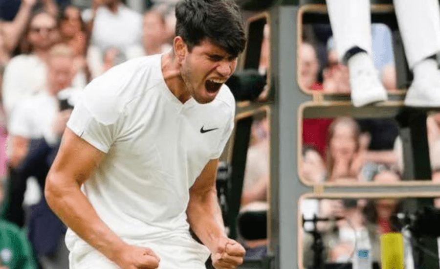 Wimbledon 2024: Reigning champion Carlos Alcaraz secures quarter-final berth after defeating Ugo Humbert