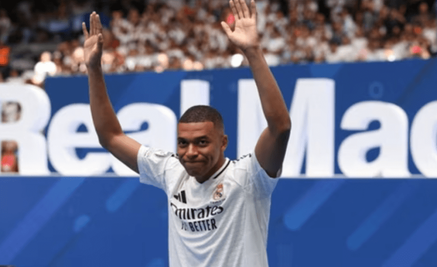 Kylian Mbappe arrives at Real Madrid: Ronaldo’s successor poses with iconic No.9 jersey; Bernabeu packed to rafters