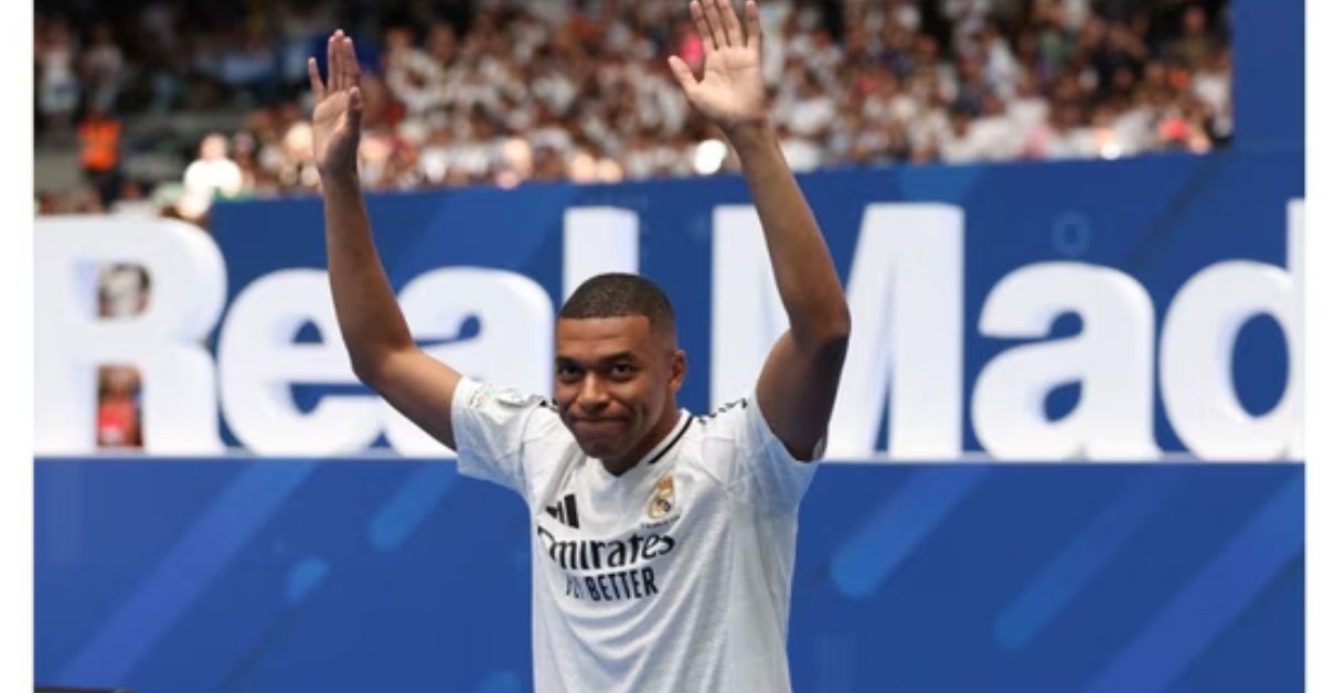 Kylian Mbappe arrives at Real Madrid: Ronaldo’s successor poses with iconic No.9 jersey; Bernabeu packed to rafters