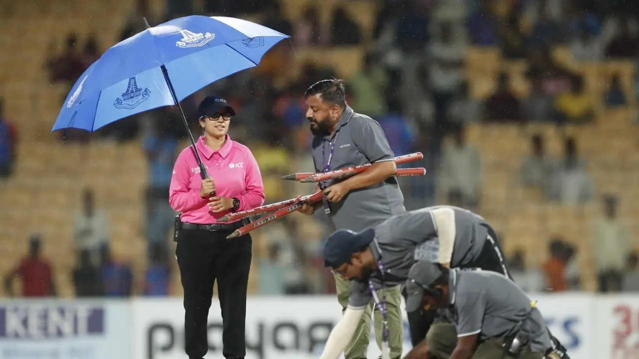 Chennai rain cuts short contest after SA make 177