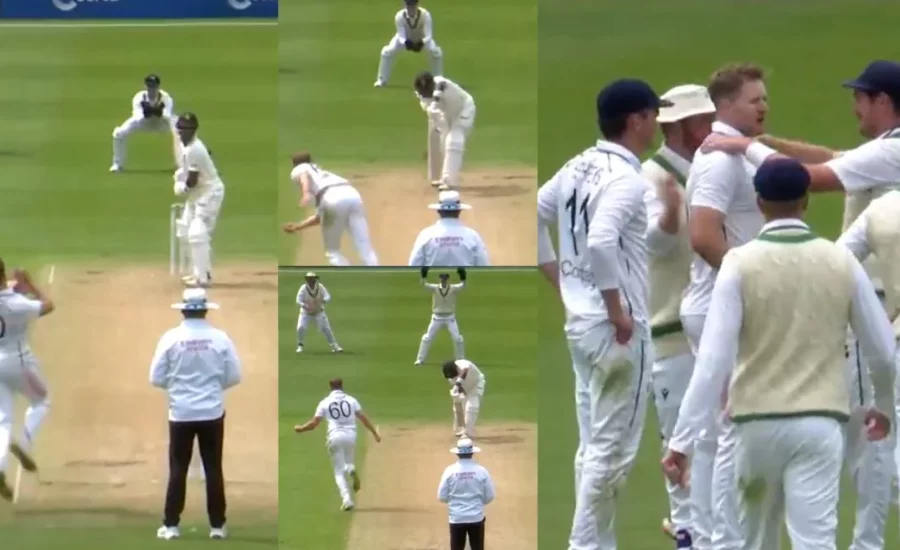 IRE vs ZIM : Barry McCarthy removes Dion Myers with an absolute peach on Day 1 of the One-off Test