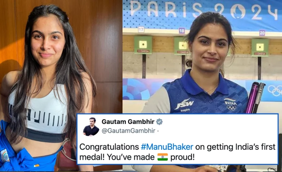 Indian cricket fraternity reacts to Manu Bhaker winning bronze medal at Paris Olympics 2024