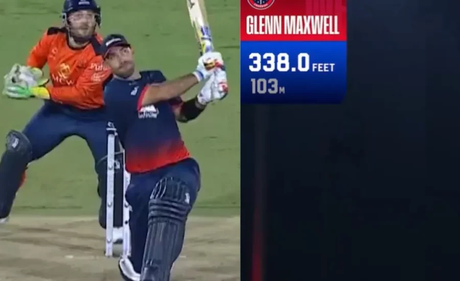 Glenn Maxwell’s mammoth six against Hassan Khan in the Qualifier of MLC 2024