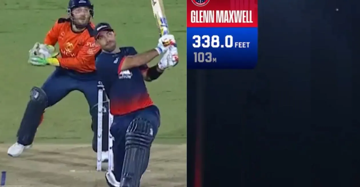 Glenn Maxwell’s mammoth six against Hassan Khan in the Qualifier of MLC 2024