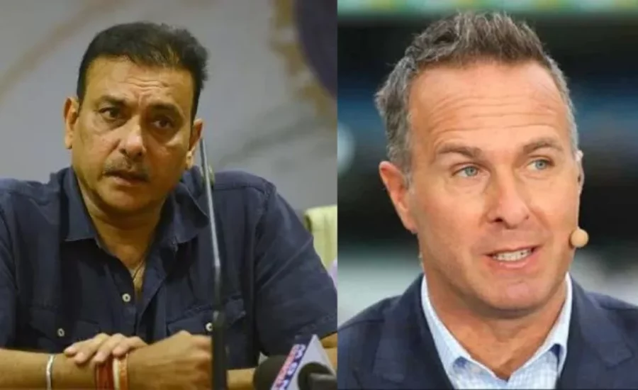 Ravi Shastri mercilessly roasts Michael Vaughan over India-oriented T20 World Cup scheduling remark