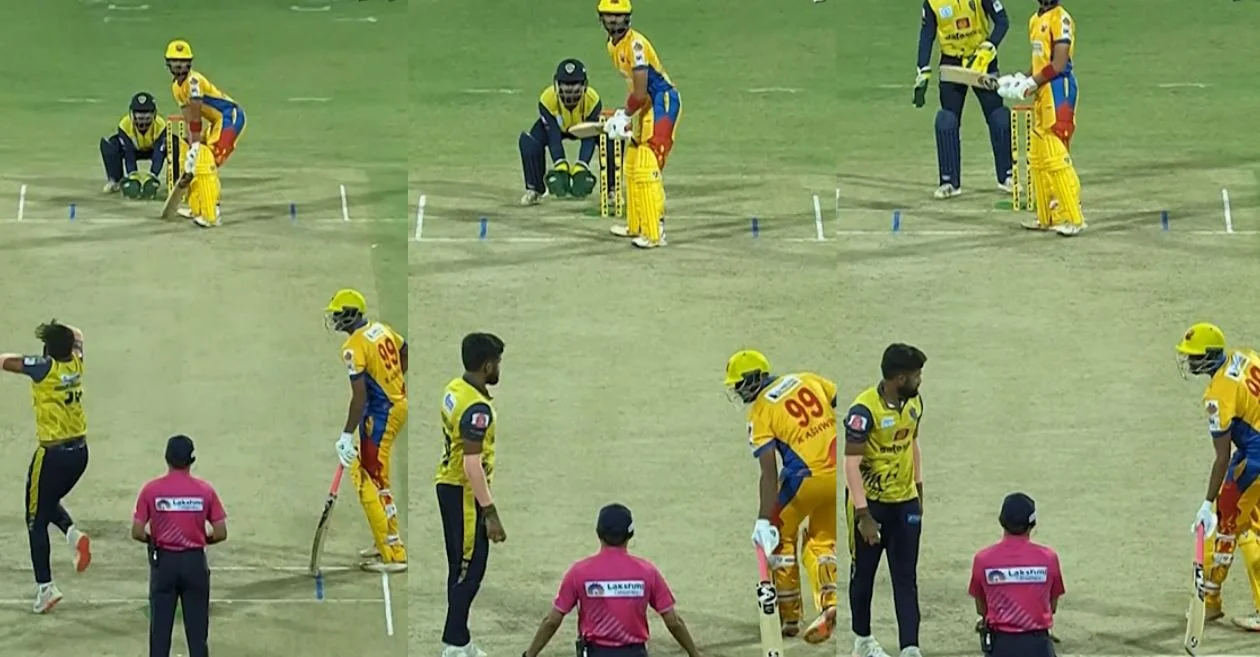 Ravichandran Ashwin gets a warning for leaving his crease early in TNPL 2024