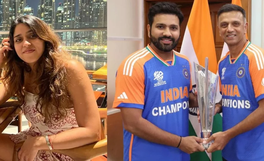 Rohit Sharma’s wife Ritika Sajdeh shares a heartwarming post for former India coach Rahul Dravid