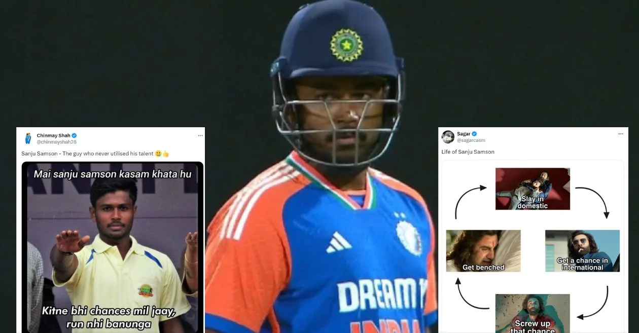 SL vs IND: Fans spark meme fest as Sanju Samson registers back-to-back ducks in the T20I series