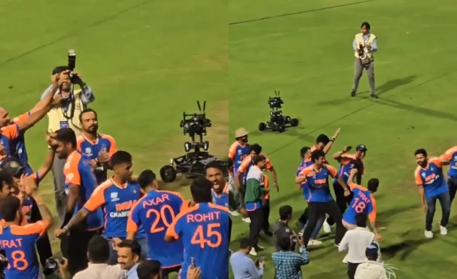 Virat Kohli, Rohit Sharma and other Indian players dance on ‘Chak De India’ song at Wankhede stadium