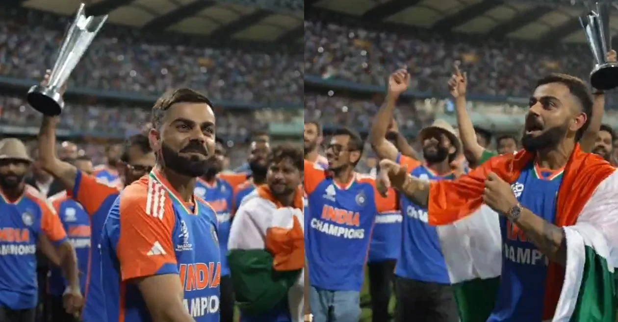 ‘Vande Mataram’ echoes at Wankhede as Virat Kohli commands Team India’s lap of honour