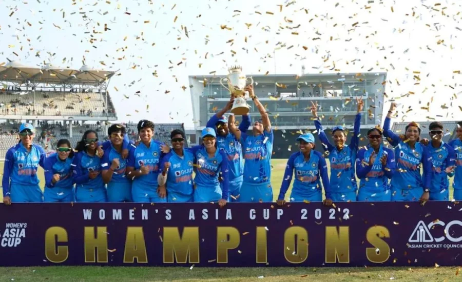 Women’s Asia Cup winners and runners up