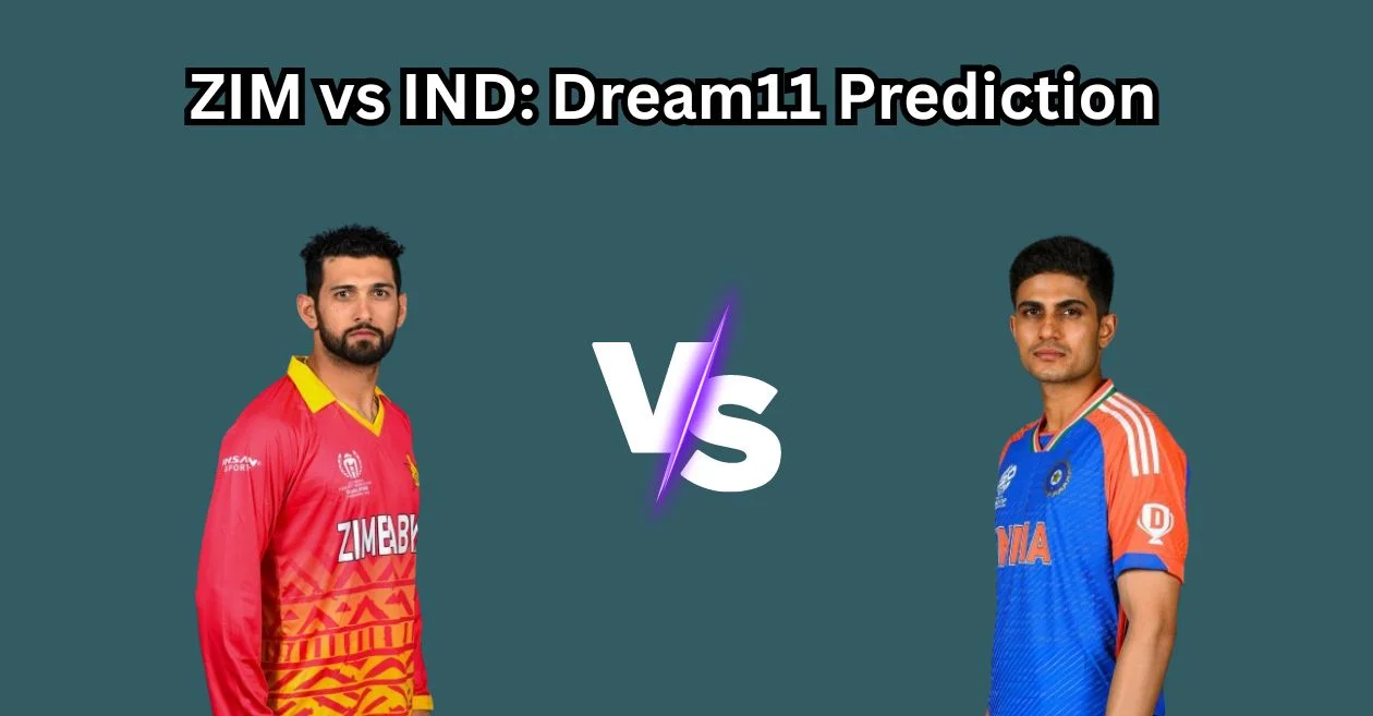 ZIM vs IND 2024, 1st T20I: Match Prediction, Dream11 Team, Fantasy Tips & Pitch Report | Zimbabwe vs India