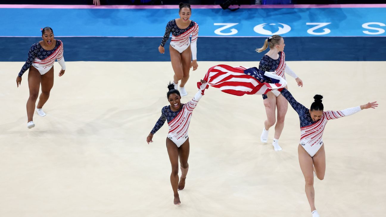 2024 Olympics: Simone Biles, Team USA strike gold