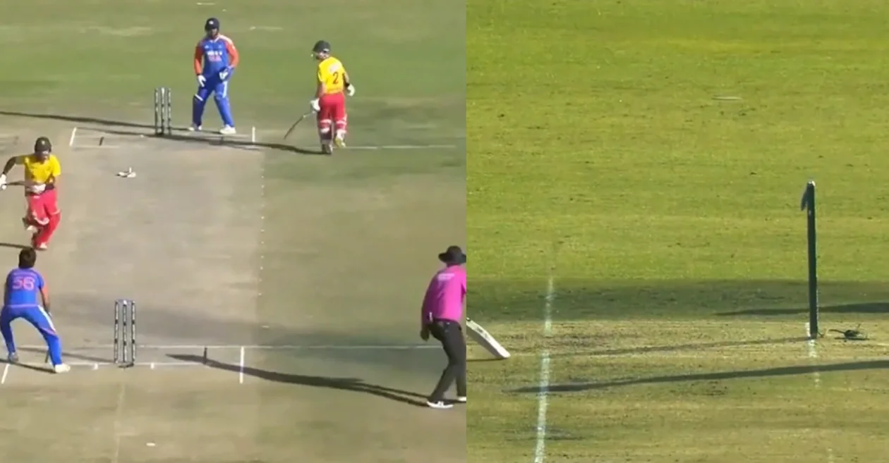 ZIM vs IND : Shivam Dube’s direct hit sends Sikandar Raza’s packing in the 5th T20I