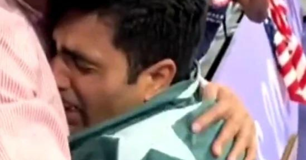 Wrapped In Pakistan Flag, Arshad Nadeem Breaks Down After Clinching Olympics Gold.