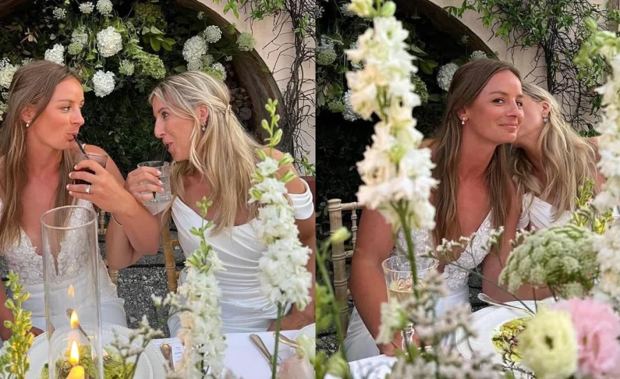 Danielle Wyatt shares beautiful pics from her wedding ceremony