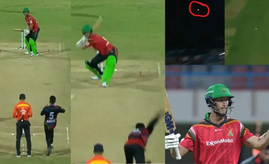 0,4,4,0,4,6…Dwaine Pretorious hammers Mohammad Amir to clinch a thrilling win in CPL 2024