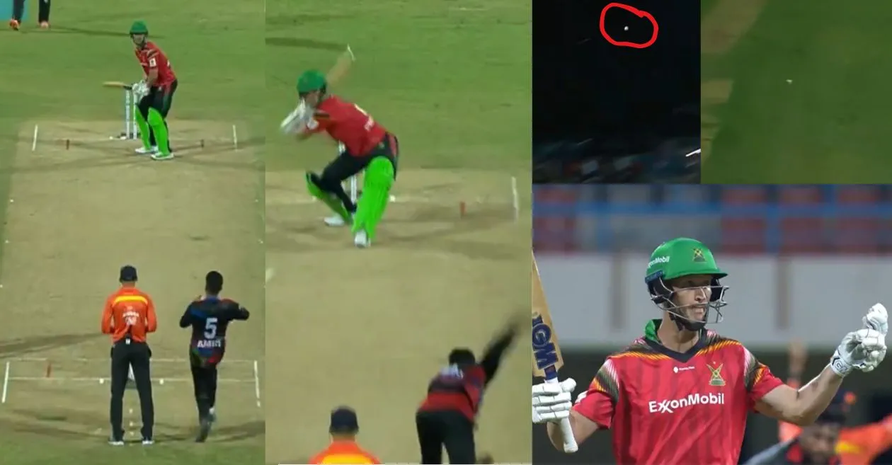 0,4,4,0,4,6…Dwaine Pretorious hammers Mohammad Amir to clinch a thrilling win in CPL 2024