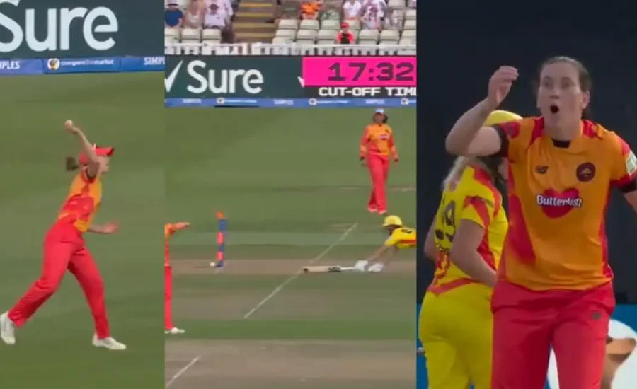 Ellyse Perry stuns Ashleigh Gardner with a brilliant run-out; Emily Arlott’s reaction breaks the internet | The Hundred Women 2024