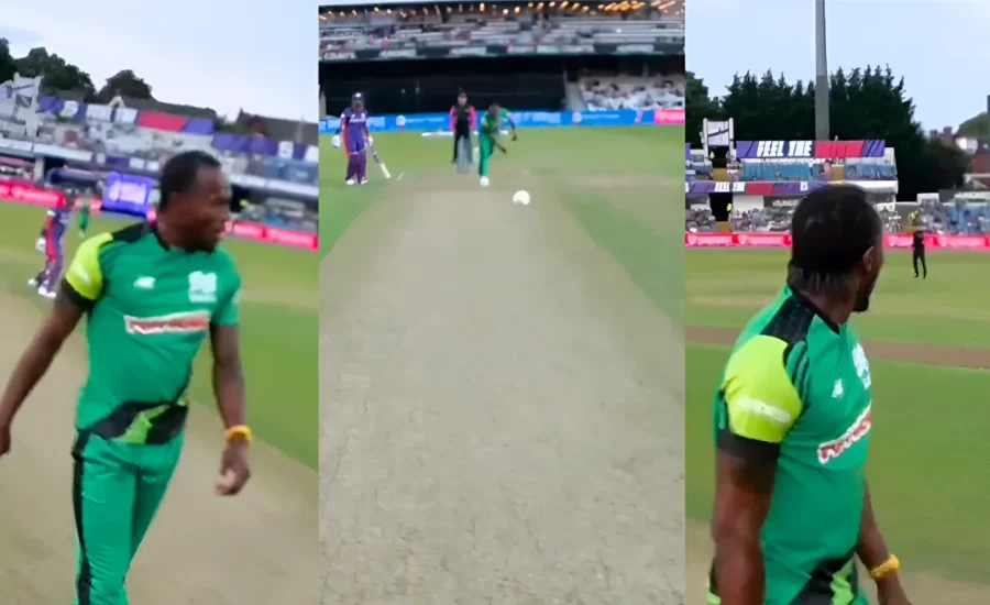 Batters’ cam catches Jofra Archer delivering a 91mph thunderbolt in The Hundred 2024