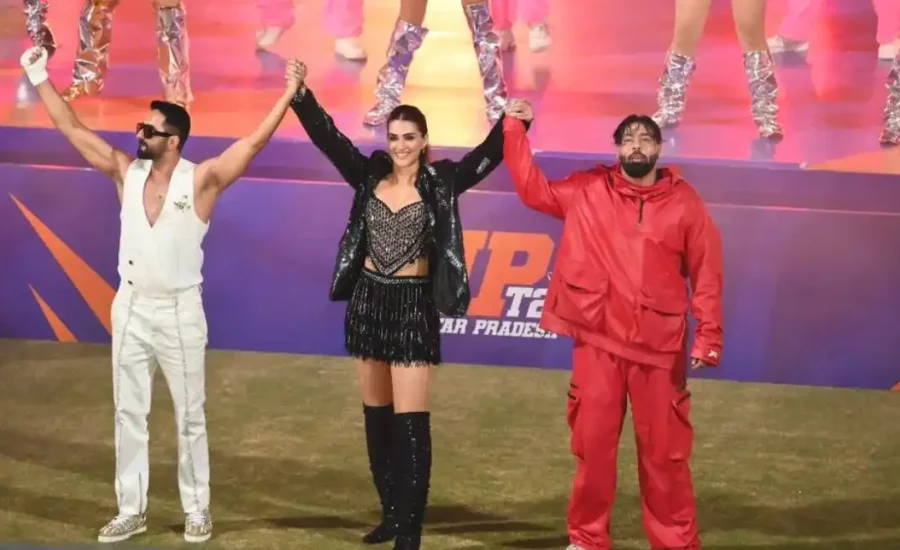 Badshah, Kriti Sanon and Ayushmann Khurrana light up UP T20 League opening ceremony with sizzling performance